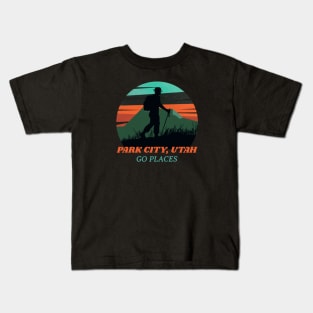 Park City, Utah Hiking Kids T-Shirt